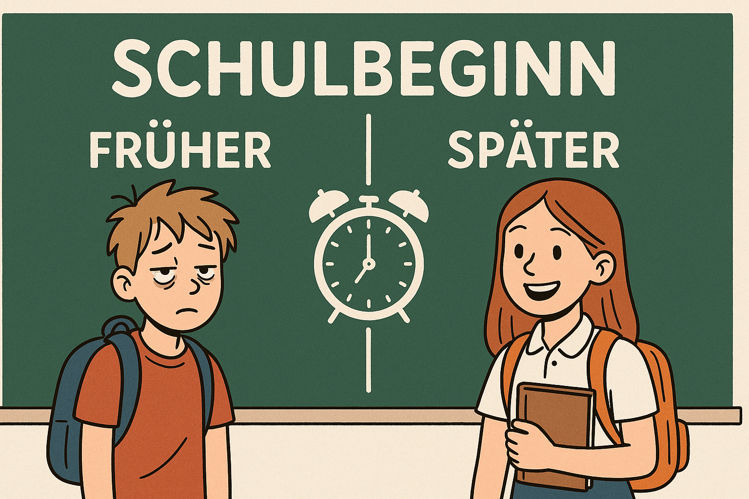 Schulbeginn früher oder später